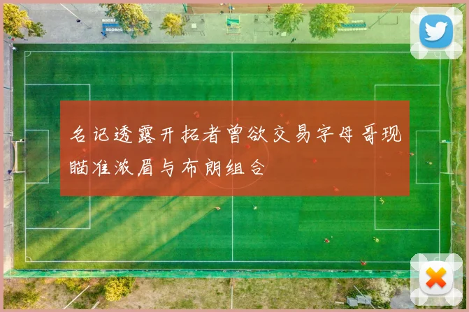 名记透露开拓者曾欲交易字母哥现瞄准浓眉与布朗组合